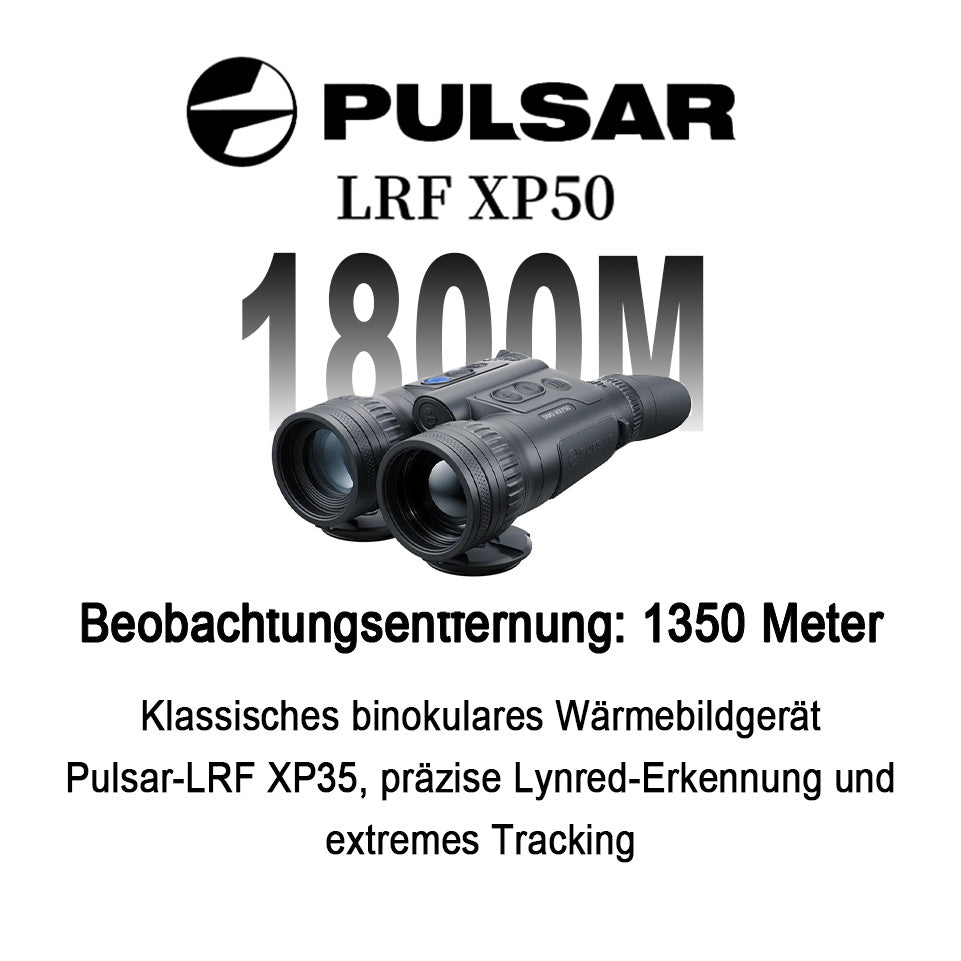 Pulsar Merger LRF XP50 Wärmebildfernglas mit Laser-Entfernungsmesser