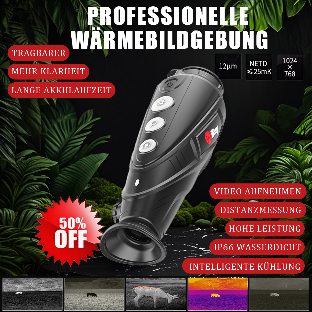 Wärmebild-Monokular – Handliches Wärmebildgerät für Jagd & Wildbeobachtung