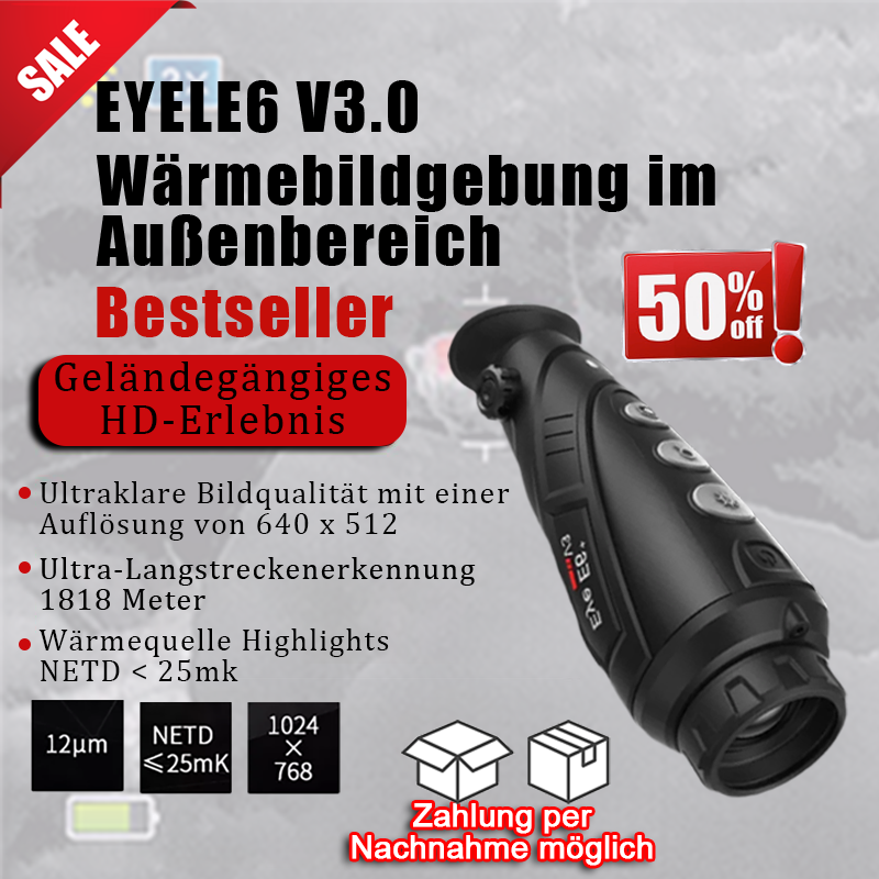 Wärmebild-Monokular – Handliches Wärmebildgerät für Jagd & Wildbeobachtung