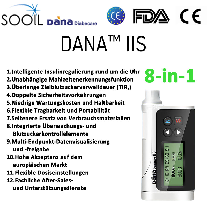 Dana Insulinpumpe vollautomatische intelligente Dauerinfusion