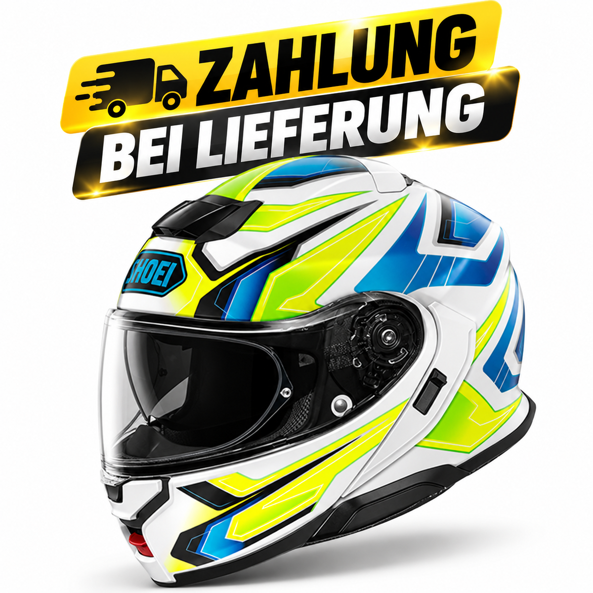 Shoei Neotec 3 Motorrad Klapphelm – P/J-zertifiziert, leise, komfortabel & Bluetooth-kompatibel