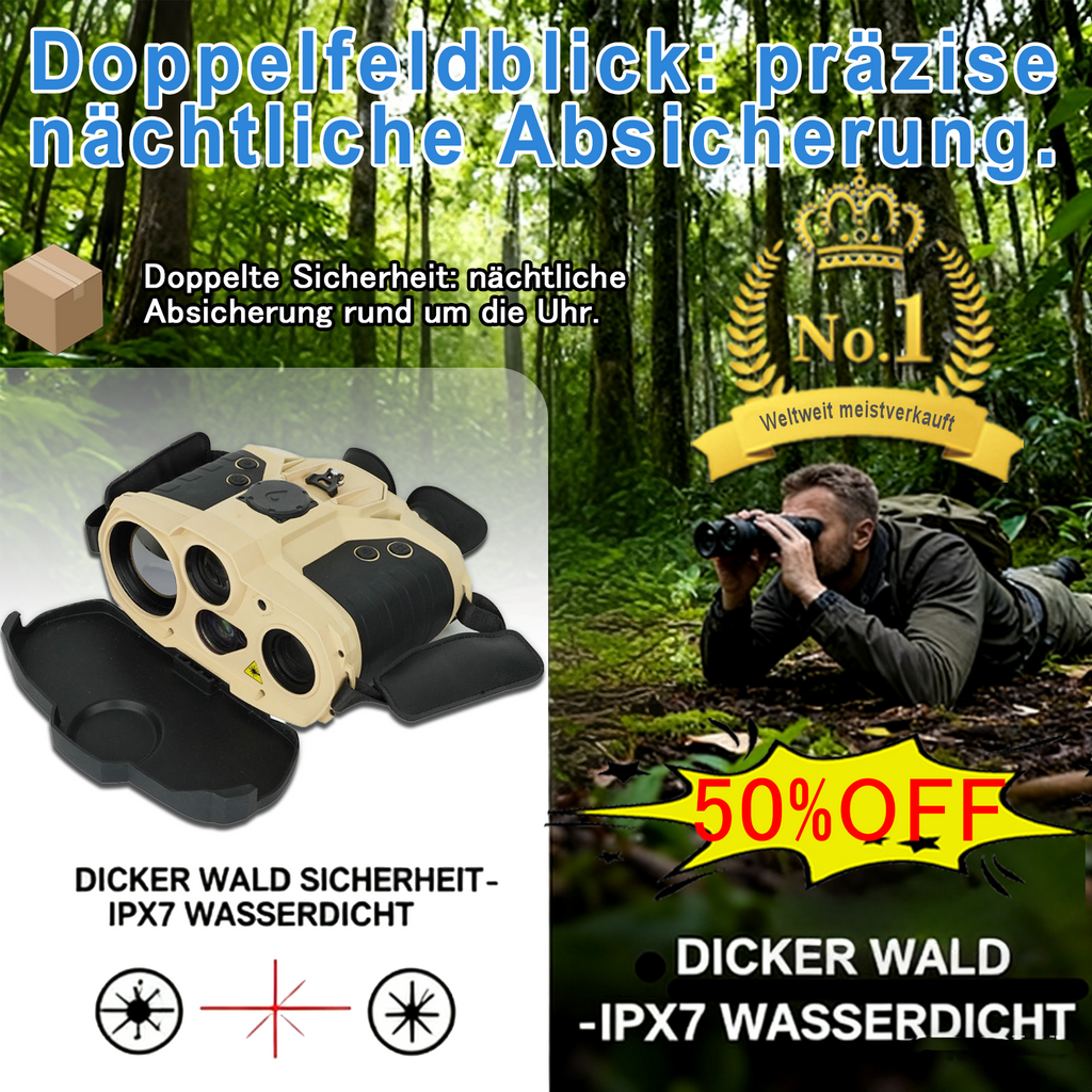 MW101 Multifunktionales Wärmebild- und Nachtsichtgerät mit Laser-Entfernungsmesser