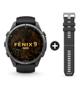 Garmin fēnix 9 Pro AMOLED GPS-Smartwatch mit Saphirglas & Titangehäuse