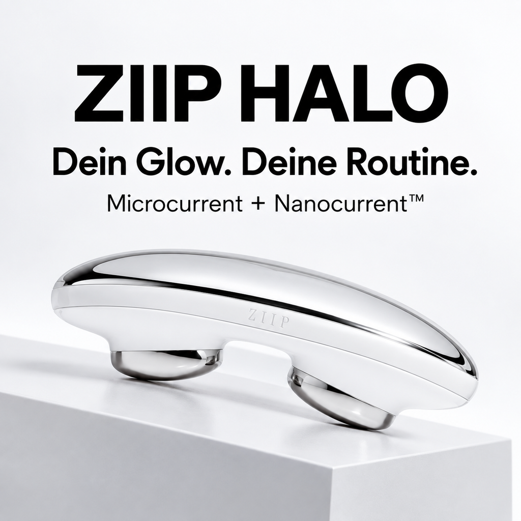 ZIIP HALO Mikrostrom-Gesichtsgerät – Anti-Aging Gesichtslifting für straffere und glattere Haut