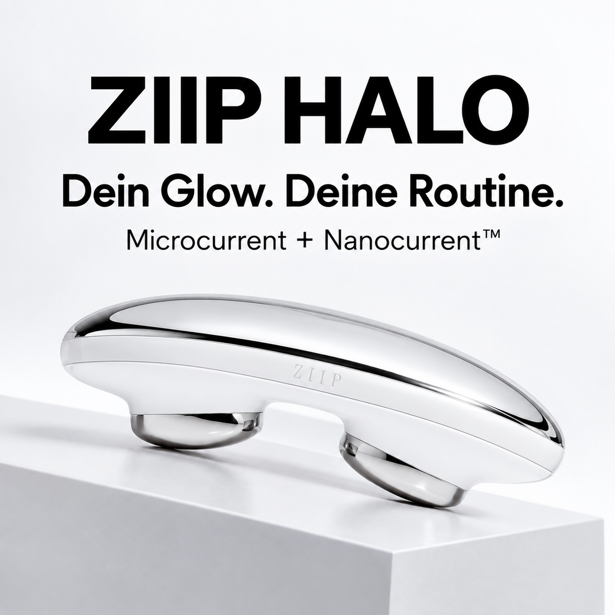 ZIIP HALO Mikrostrom-Gesichtsgerät – Anti-Aging Gesichtslifting für straffere und glattere Haut