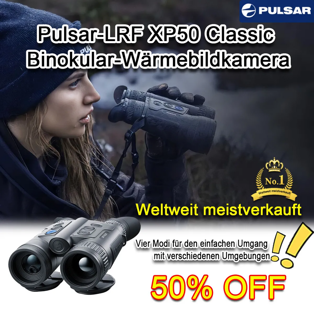 Pulsar Merger LRF XP50 Wärmebildfernglas mit Laser-Entfernungsmesser
