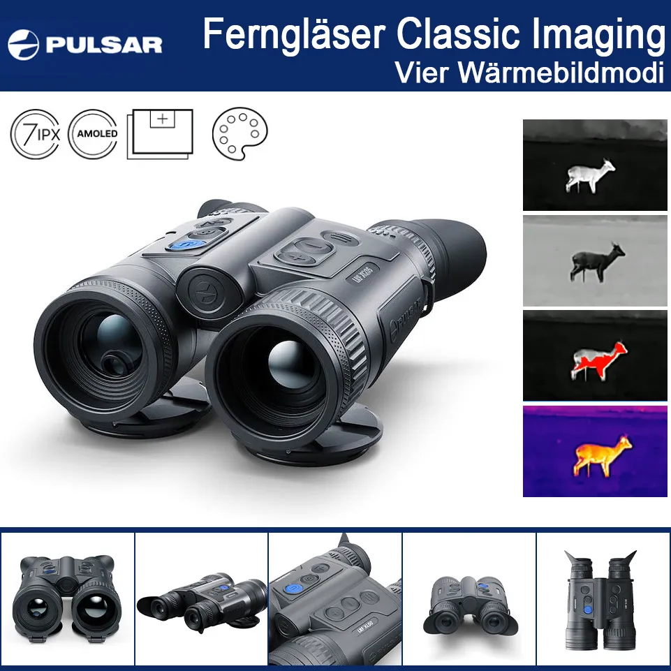 Pulsar Merger LRF XP50 Wärmebildfernglas mit Laser-Entfernungsmesser