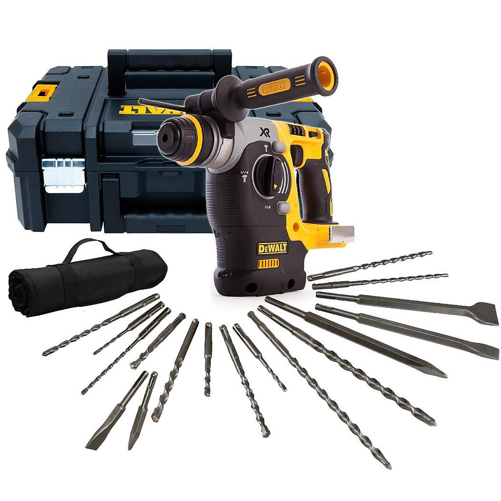 DeWalt DCH273P2T-QW Akku-Bohrhammer 18V XR SDS-Plus Brushless – Kabelloser Bohrhammer mit TSTAK Koffer