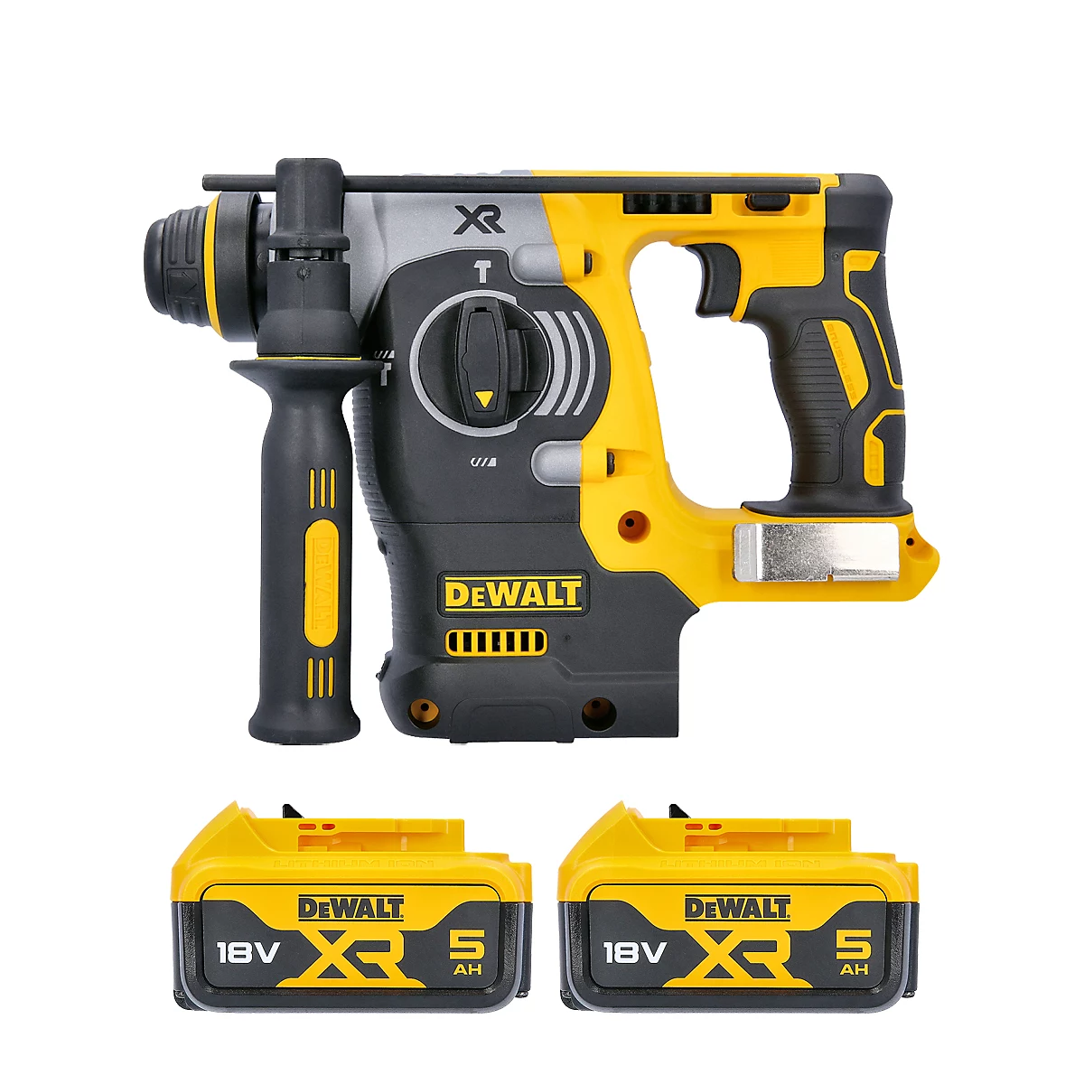 DeWalt DCH273P2T-QW Akku-Bohrhammer 18V XR SDS-Plus Brushless – Kabelloser Bohrhammer mit TSTAK Koffer