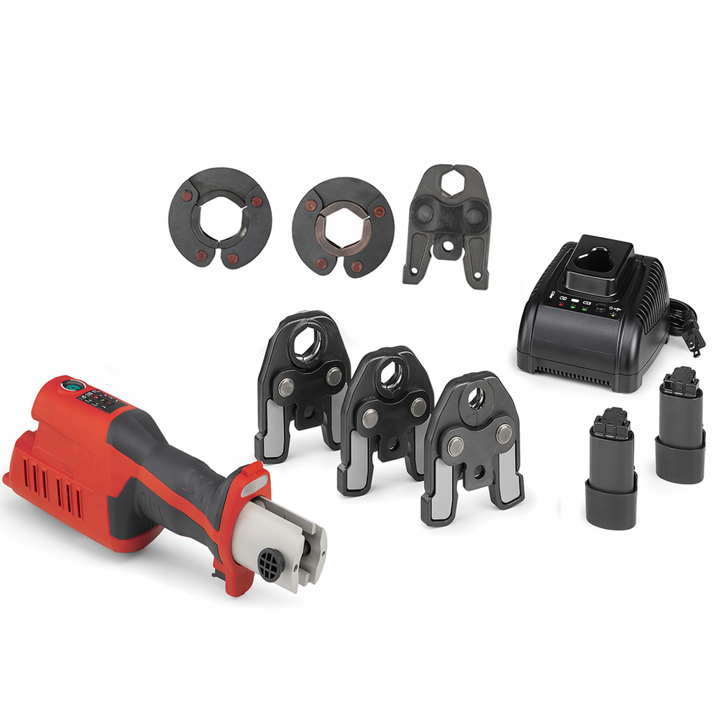 RIDGID RP 241 Kompakt-Presswerkzeug Set 57373 – Akku-Pressmaschine mit 1/2″ ProPress-Pressbacke