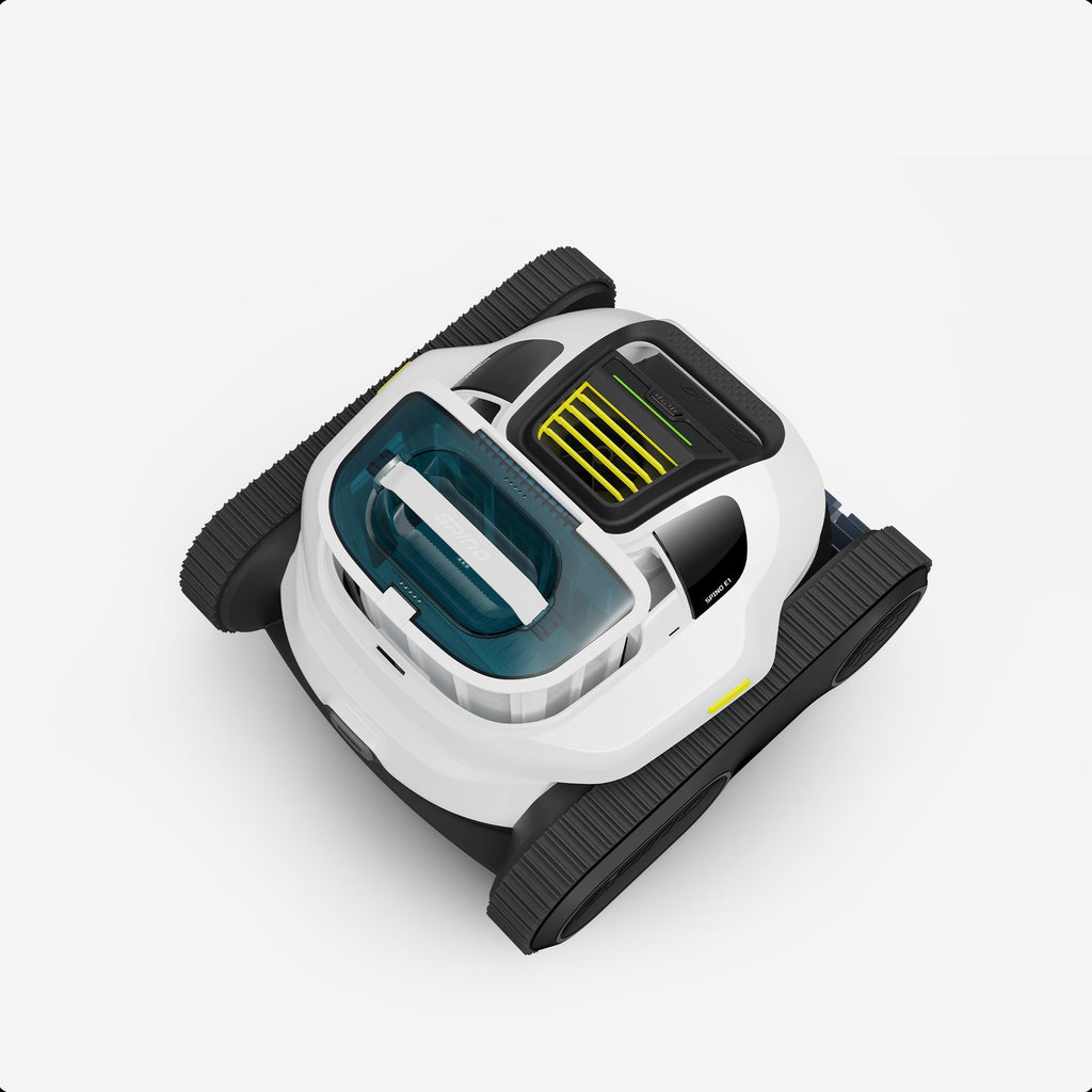 Kabelloser Poolroboter mit smarter Navigation für Boden-, Wand- und Wasserlinienreinigung