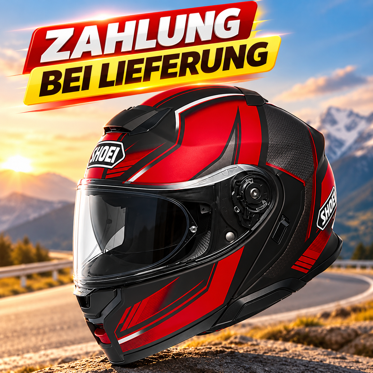 Shoei Neotec 3 Motorrad Klapphelm – P/J-zertifiziert, leise, komfortabel & Bluetooth-kompatibel
