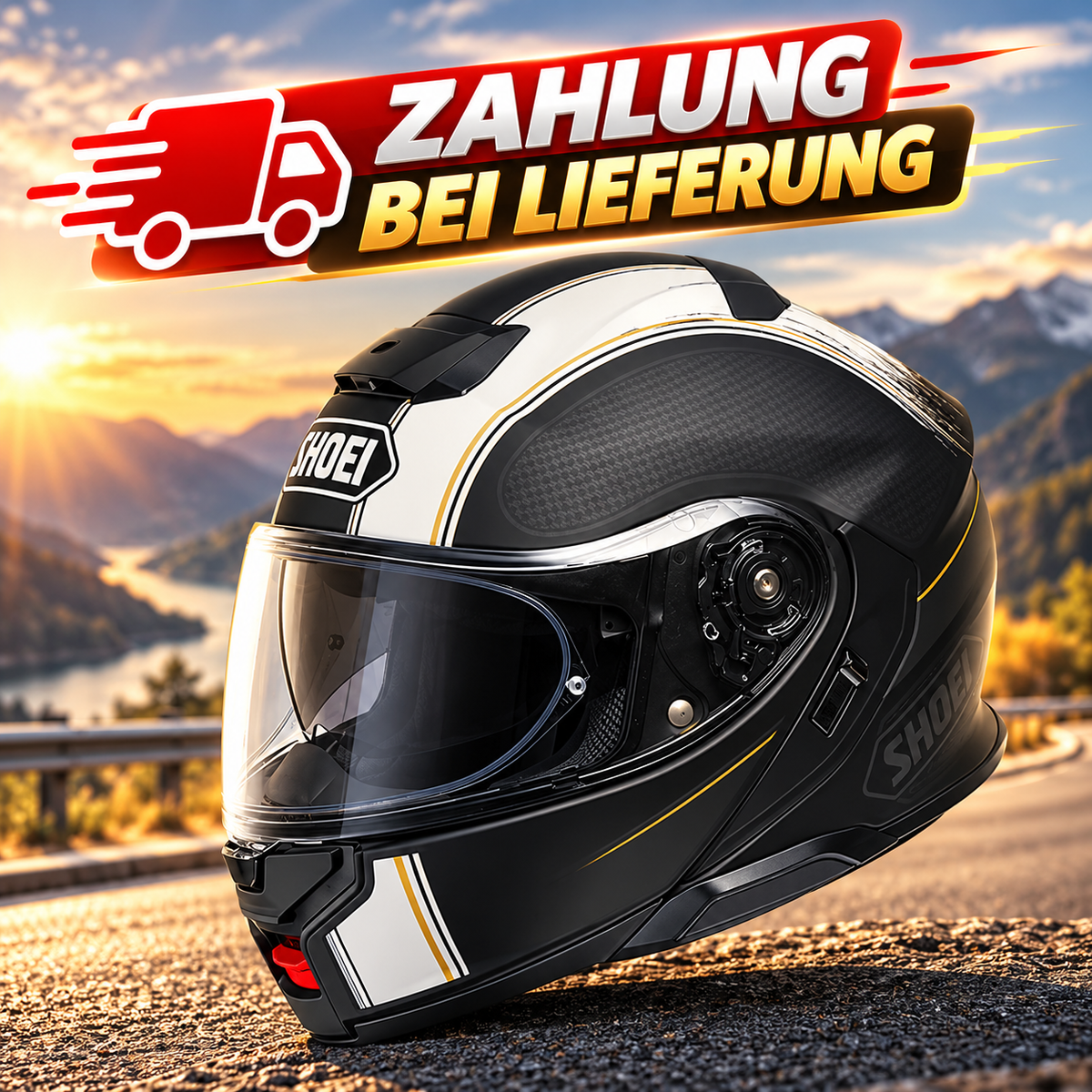 Shoei Neotec 3 Motorrad Klapphelm – P/J-zertifiziert, leise, komfortabel & Bluetooth-kompatibel