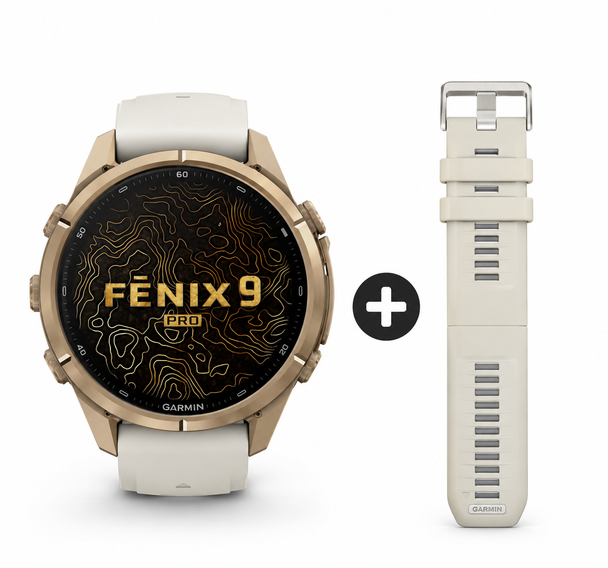Garmin fēnix 9 Pro AMOLED GPS-Smartwatch mit Saphirglas & Titangehäuse