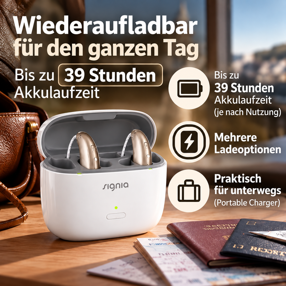 Signia Pure Charge&Go 7IX – Wiederaufladbare Premium-Hörgeräte mit Integrated Xperience