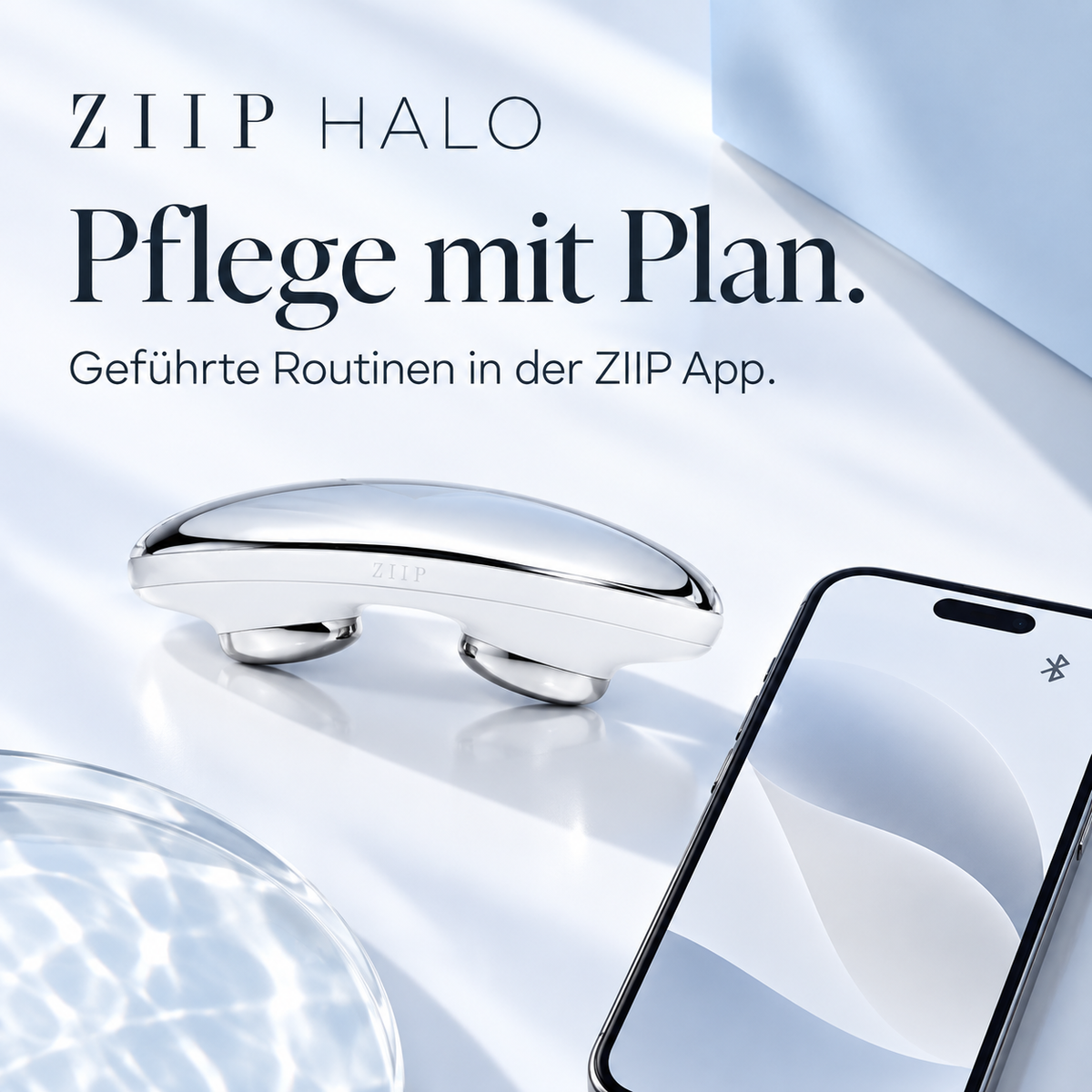ZIIP HALO Mikrostrom-Gesichtsgerät – Anti-Aging Gesichtslifting für straffere und glattere Haut
