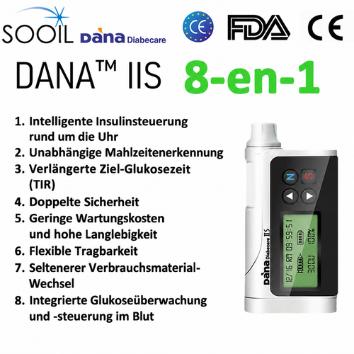 Dana Insulinpumpe vollautomatische intelligente Dauerinfusion