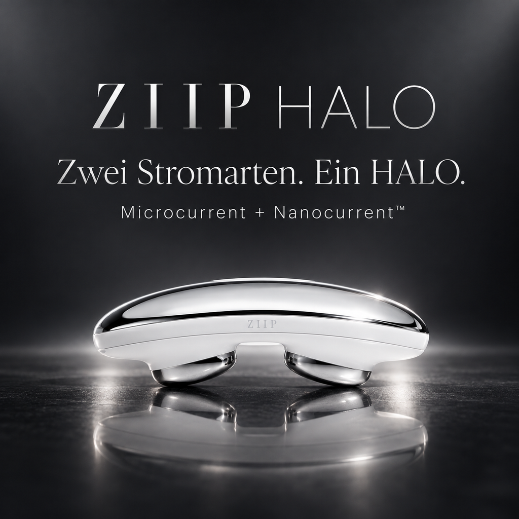 ZIIP HALO Mikrostrom-Gesichtsgerät – Anti-Aging Gesichtslifting für straffere und glattere Haut