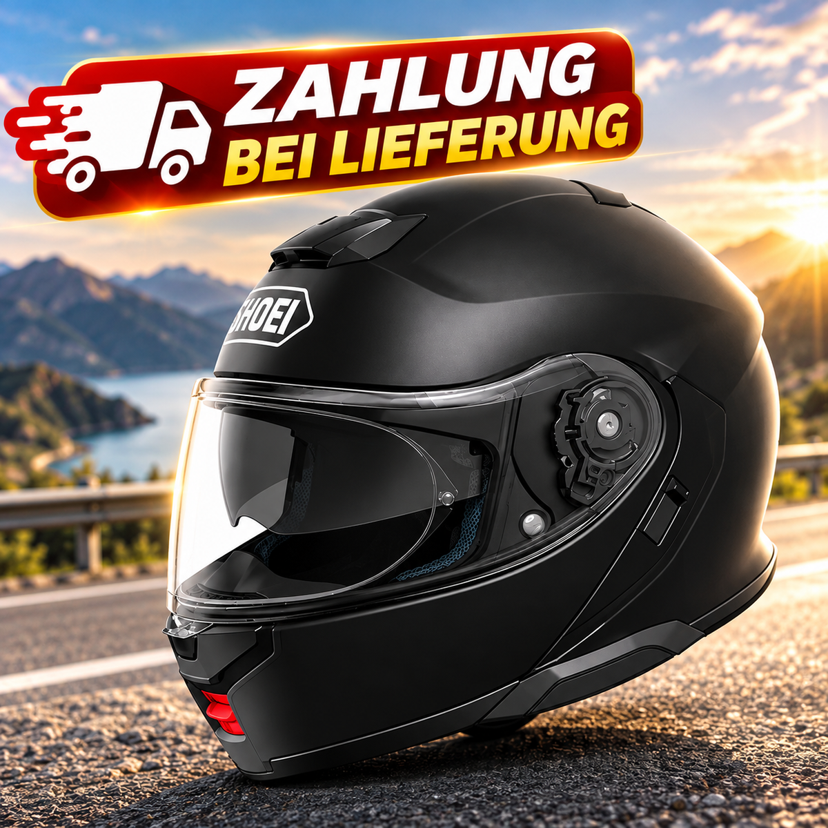 Shoei Neotec 3 Motorrad Klapphelm – P/J-zertifiziert, leise, komfortabel & Bluetooth-kompatibel