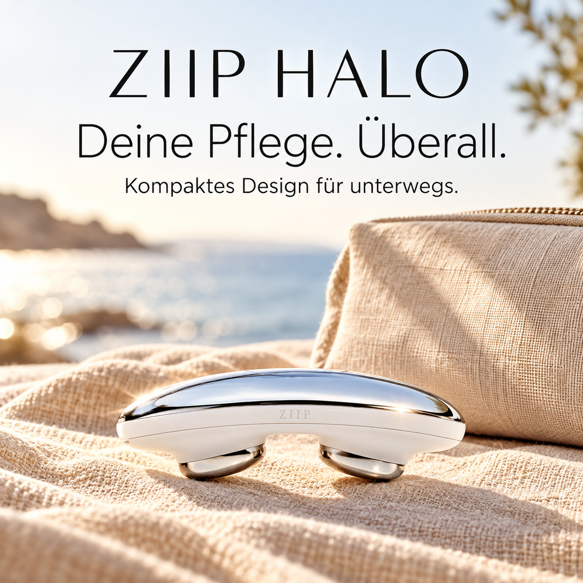 ZIIP HALO Mikrostrom-Gesichtsgerät – Anti-Aging Gesichtslifting für straffere und glattere Haut