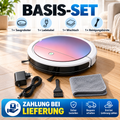 3-in-1 Saugroboter mit flachem Design – Für Haare, Staub und Krümel