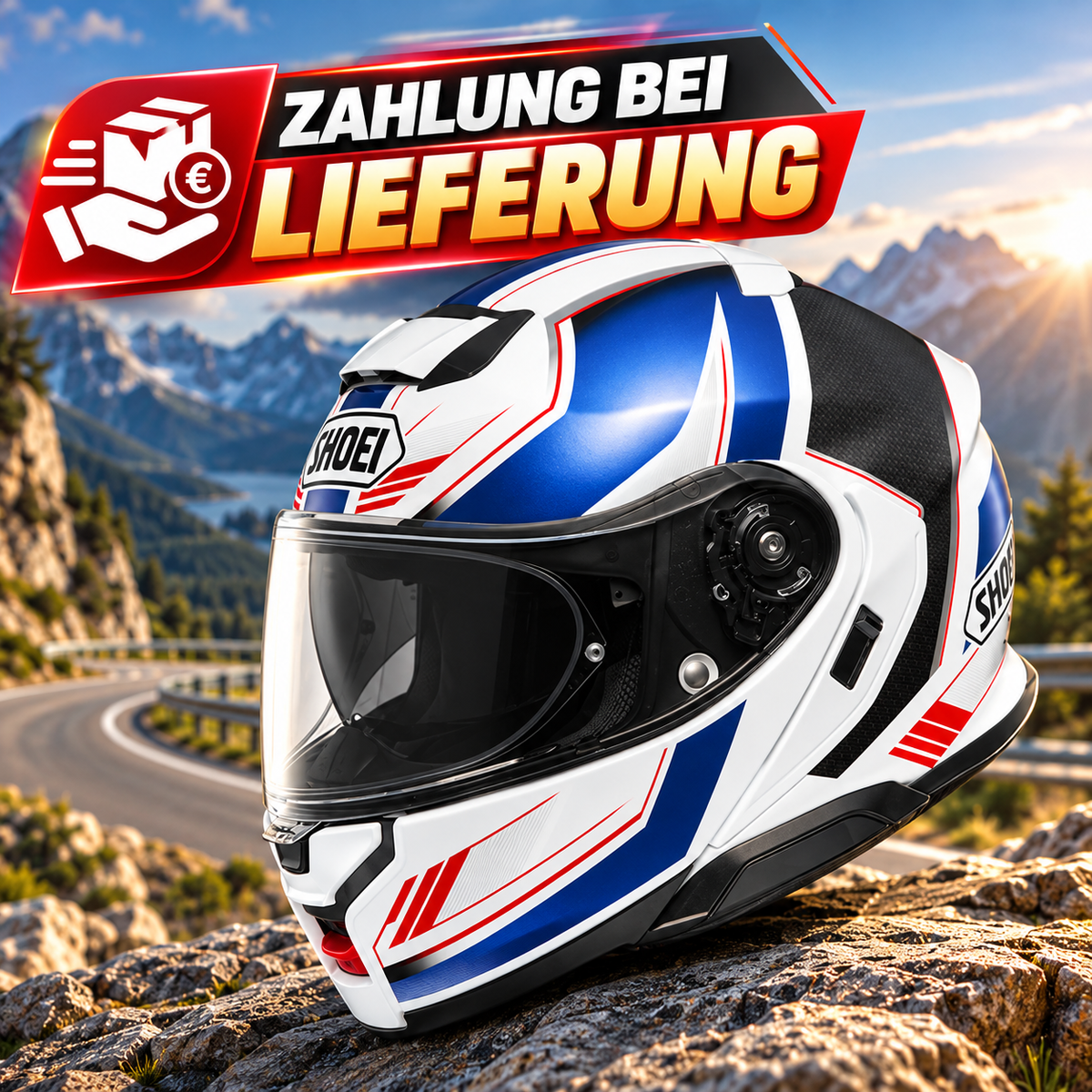 Shoei Neotec 3 Motorrad Klapphelm – P/J-zertifiziert, leise, komfortabel & Bluetooth-kompatibel
