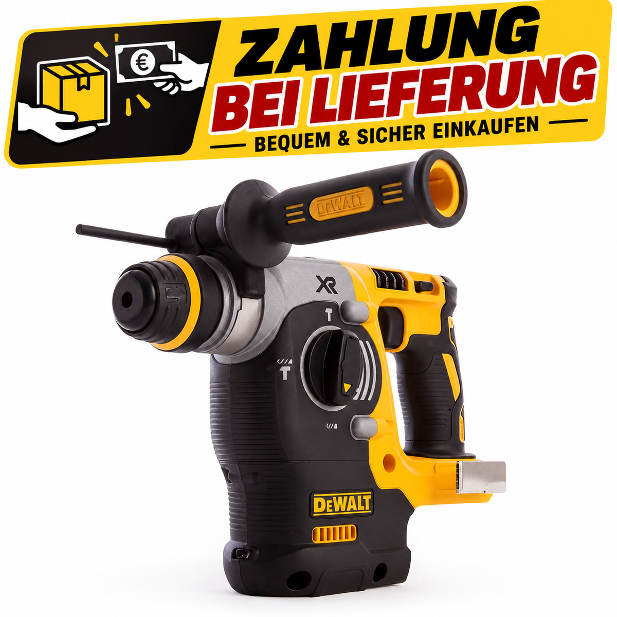 DeWalt DCH273P2T-QW Akku-Bohrhammer 18V XR SDS-Plus Brushless – Kabelloser Bohrhammer mit TSTAK Koffer