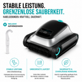 Kabelloser Poolroboter mit intelligenter Navigation, 5800 GPH Saugkraft & 210 Min Laufzeit