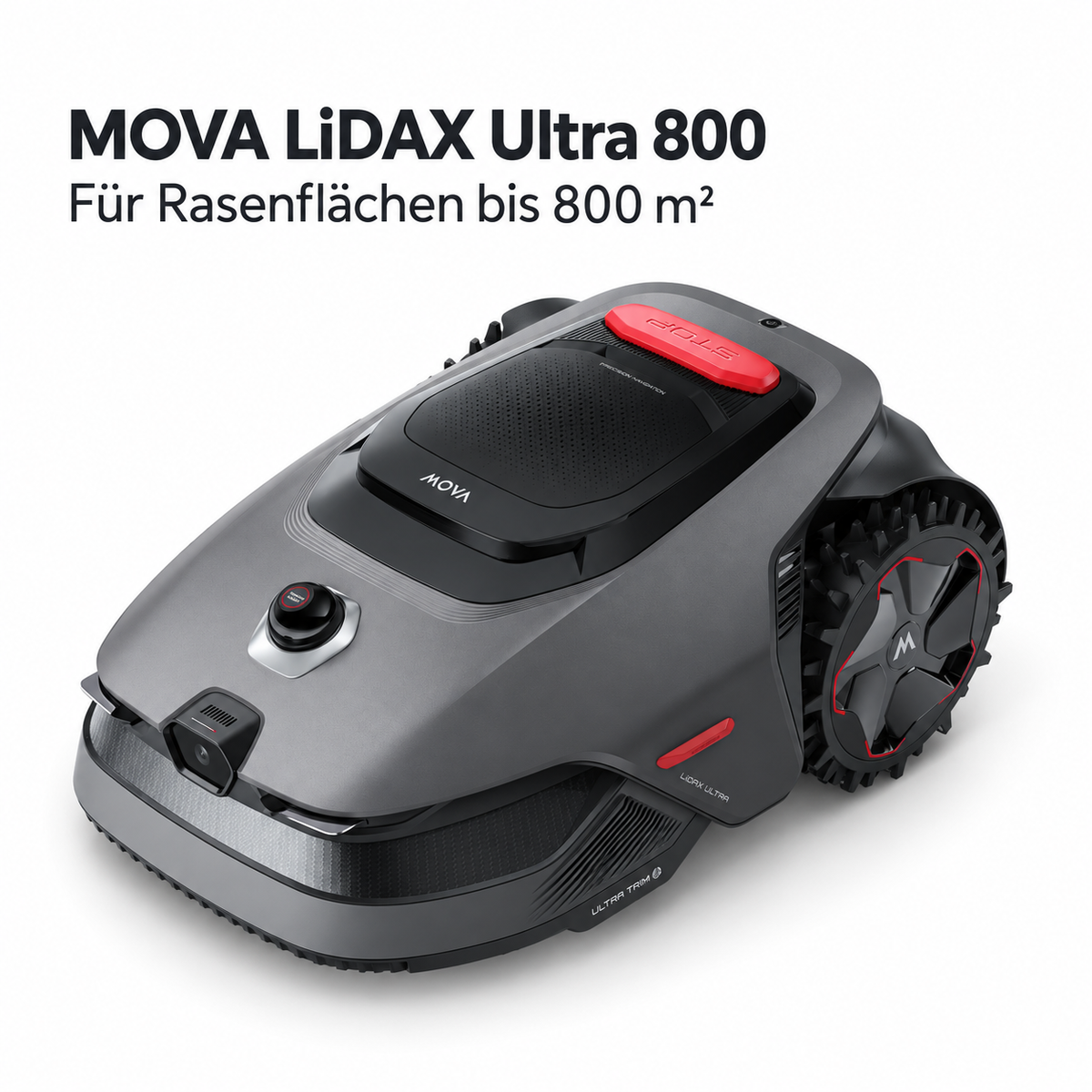 MOVA LiDAX Ultra Mähroboter – Intelligenter Rasenmäher ohne Begrenzungskabel