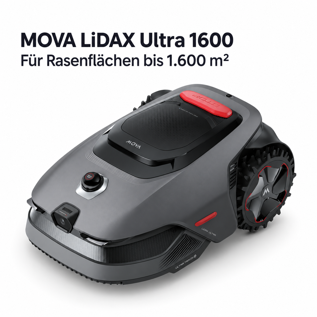MOVA LiDAX Ultra Mähroboter – Intelligenter Rasenmäher ohne Begrenzungskabel